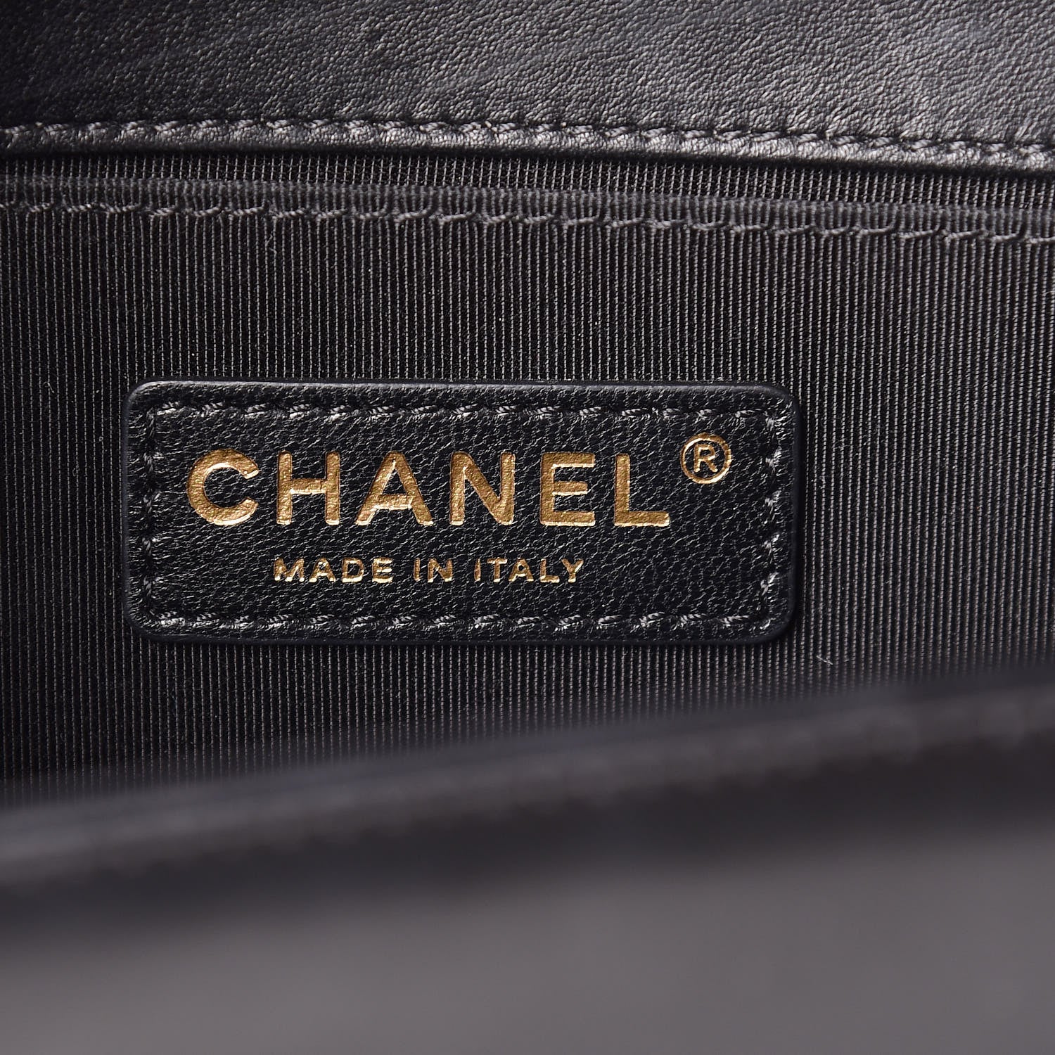 Chanel Lambskin Quilted Medium Boy Flap Black 8 of 14