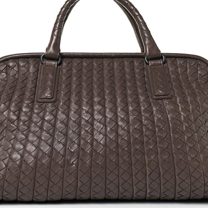 Bottega Veneta Nappa Intrecciato New Bond Satchel Ebano 8 of 11