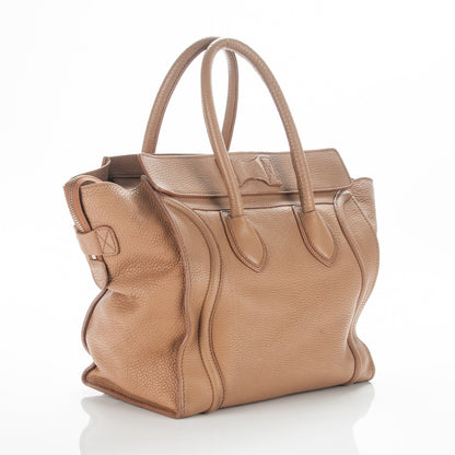 Celine Pebbled Calfskin Mini Luggage Camel 3 of 15