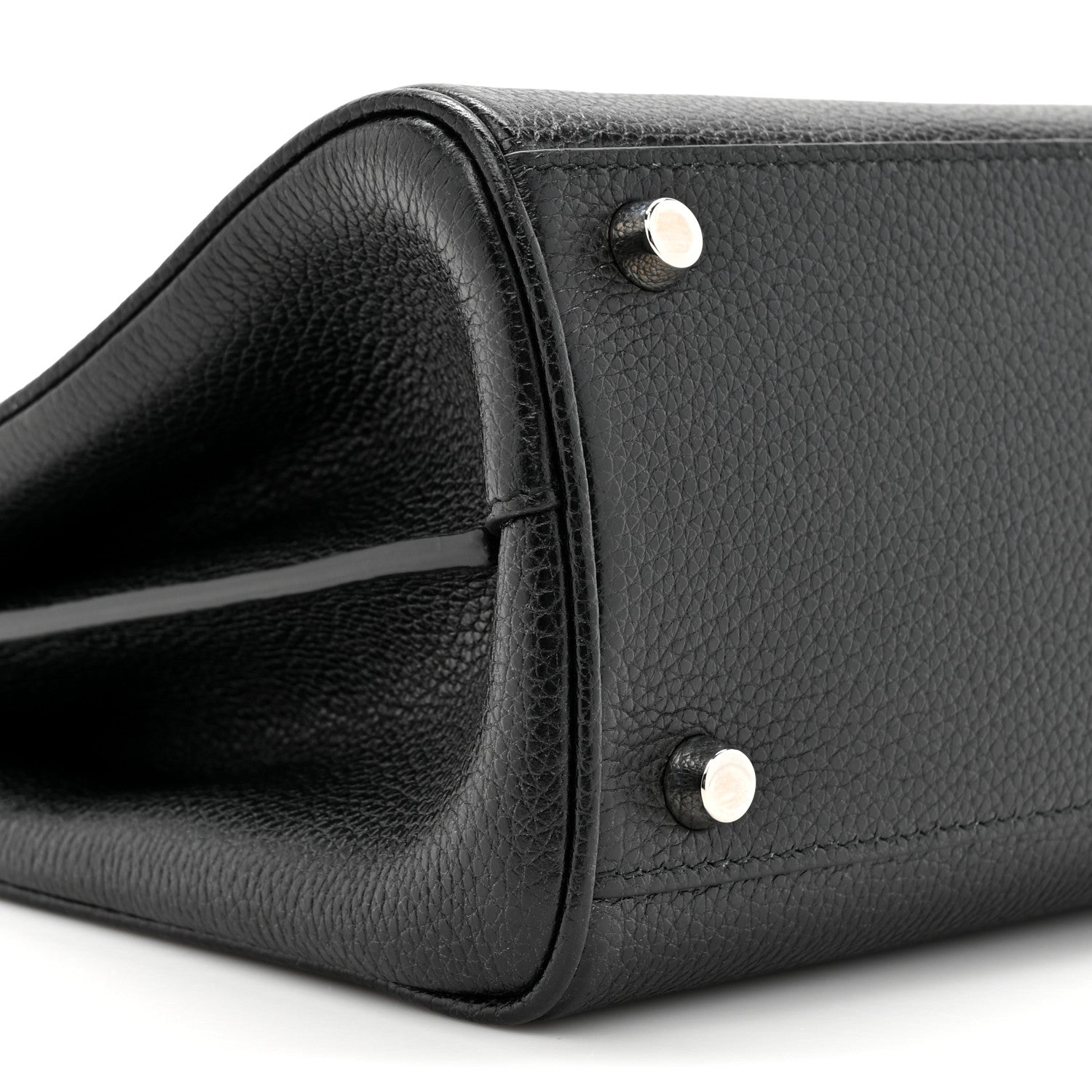 Gucci Grainy Calfskin Small Zumi Top Handle Bag Black 10 of 11