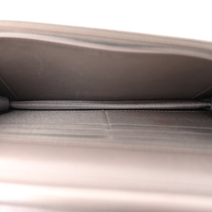 Chanel Calfskin Resin Stitched Wallet On Chain WOC Grey 5 of 13