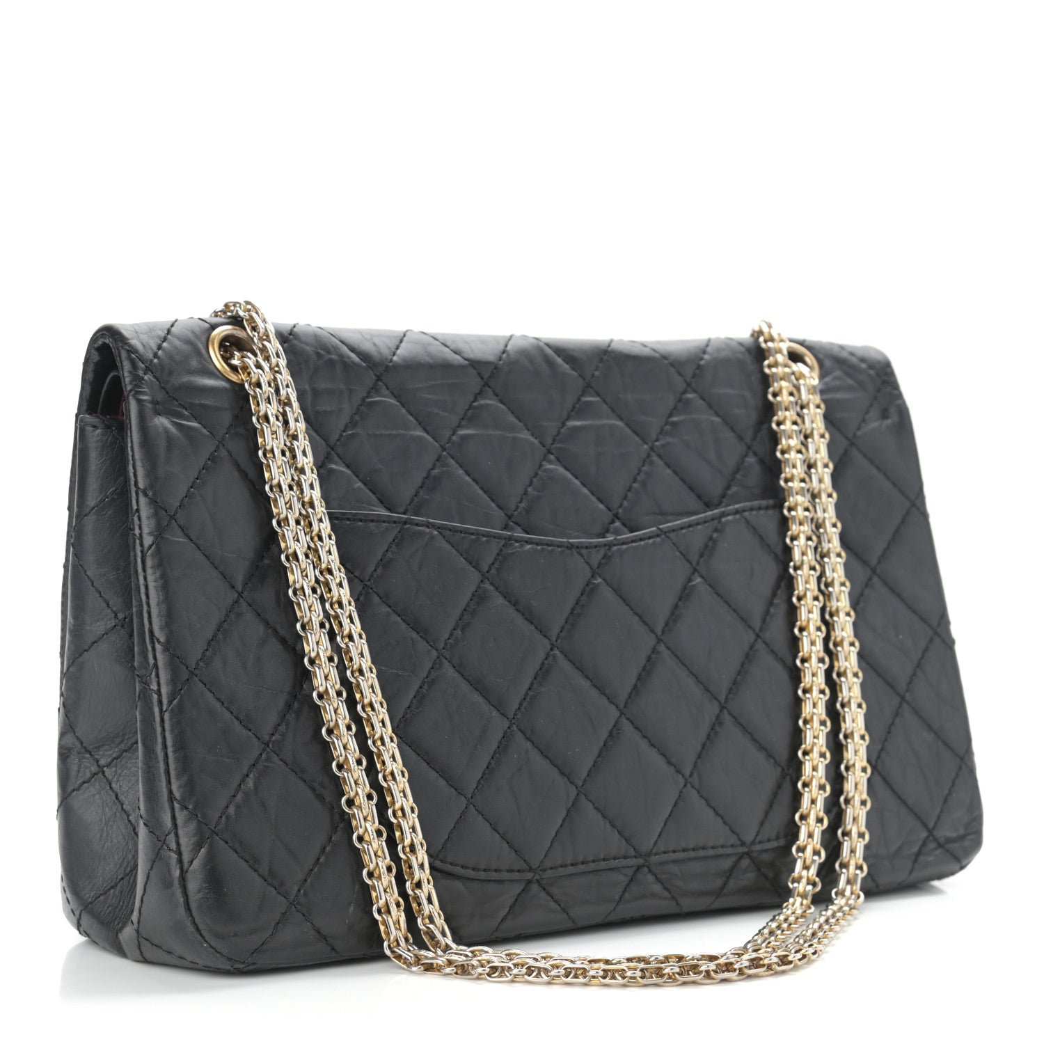 Chanel Aged Calfskin Quilted 2.55 Reissue 227 Flap Black 3 of 13