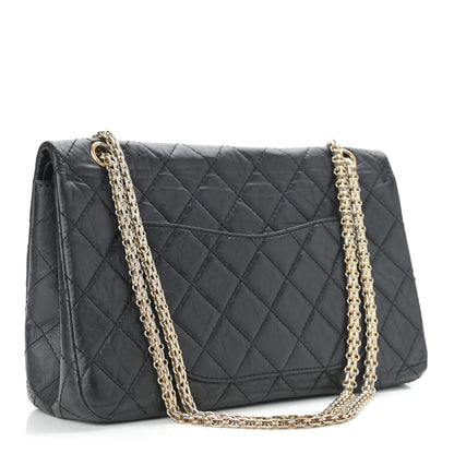 Chanel Aged Calfskin Quilted 2.55 Reissue 227 Flap Black 3 of 13