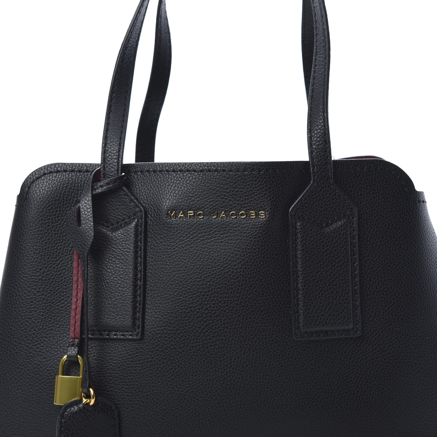 Marc Jacobs Pebbled Calfskin Editor Shopping Tote Black 8 of 11