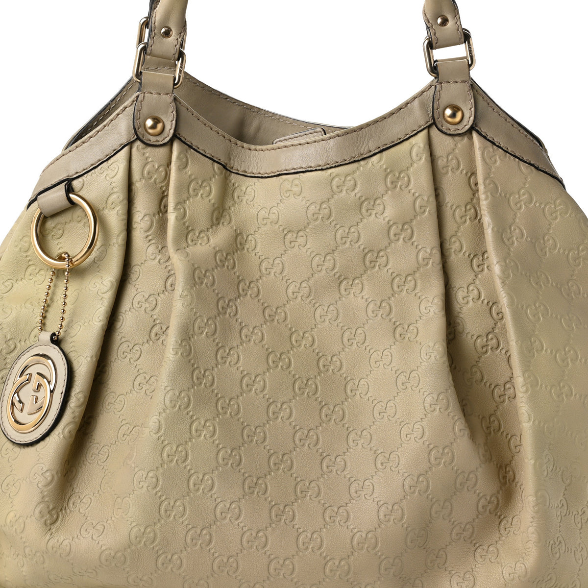 Guccissima Large Sukey Tote Mystic White