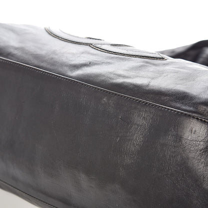 Chanel Lambskin East West Soho Shopper Black 15 of 15
