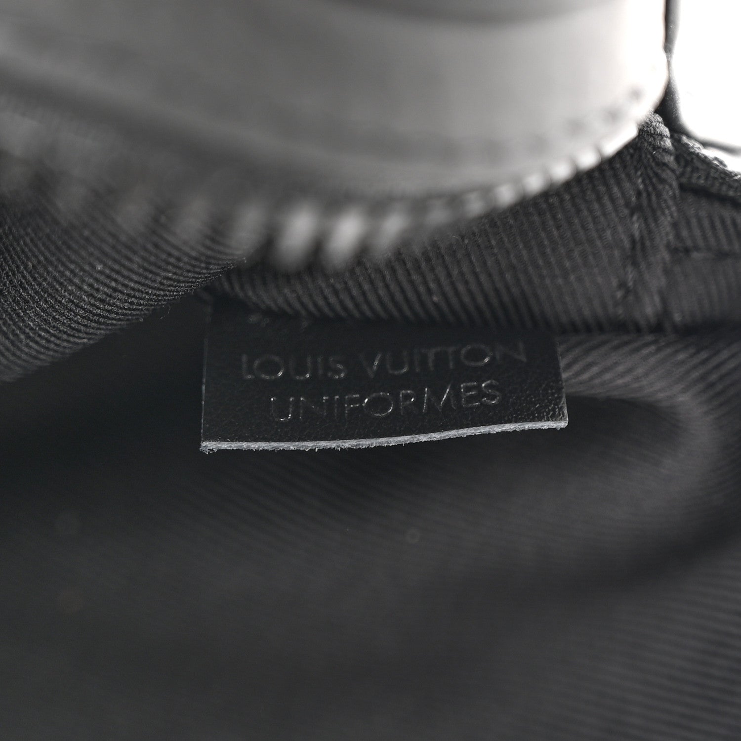 Louis Vuitton Taurillon Monogram Uniformes Solar Ray Soft Pochette Volga Belt Bag Black 6 of 10