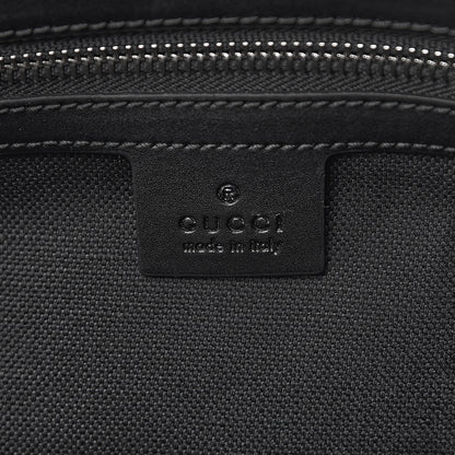 Gucci GG Supreme Monogram Web Tote Backpack Black Grey 6 of 12