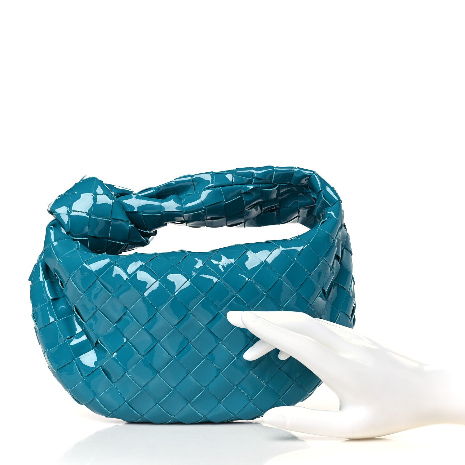 Bottega Veneta Patent Nappa Intrecciato Mini Jodie Blaster 2 of 9