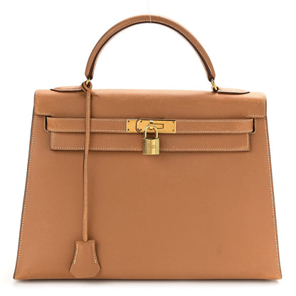 Hermes Courchevel Kelly Sellier 32 Naturelle 1 of 15