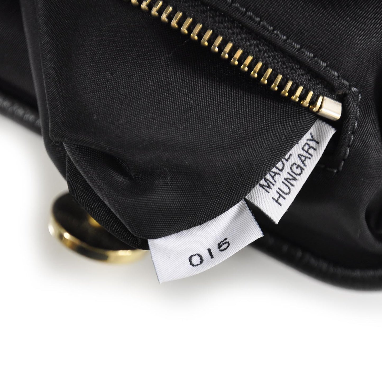 Nylon Quilted Little Stam Black