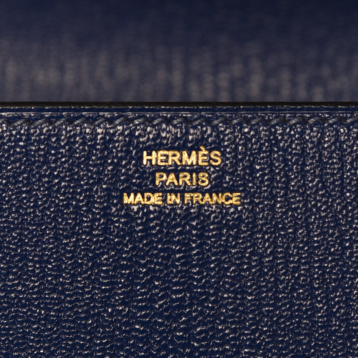 Chevre Mysore Medor 23 Clutch Bleu Encre