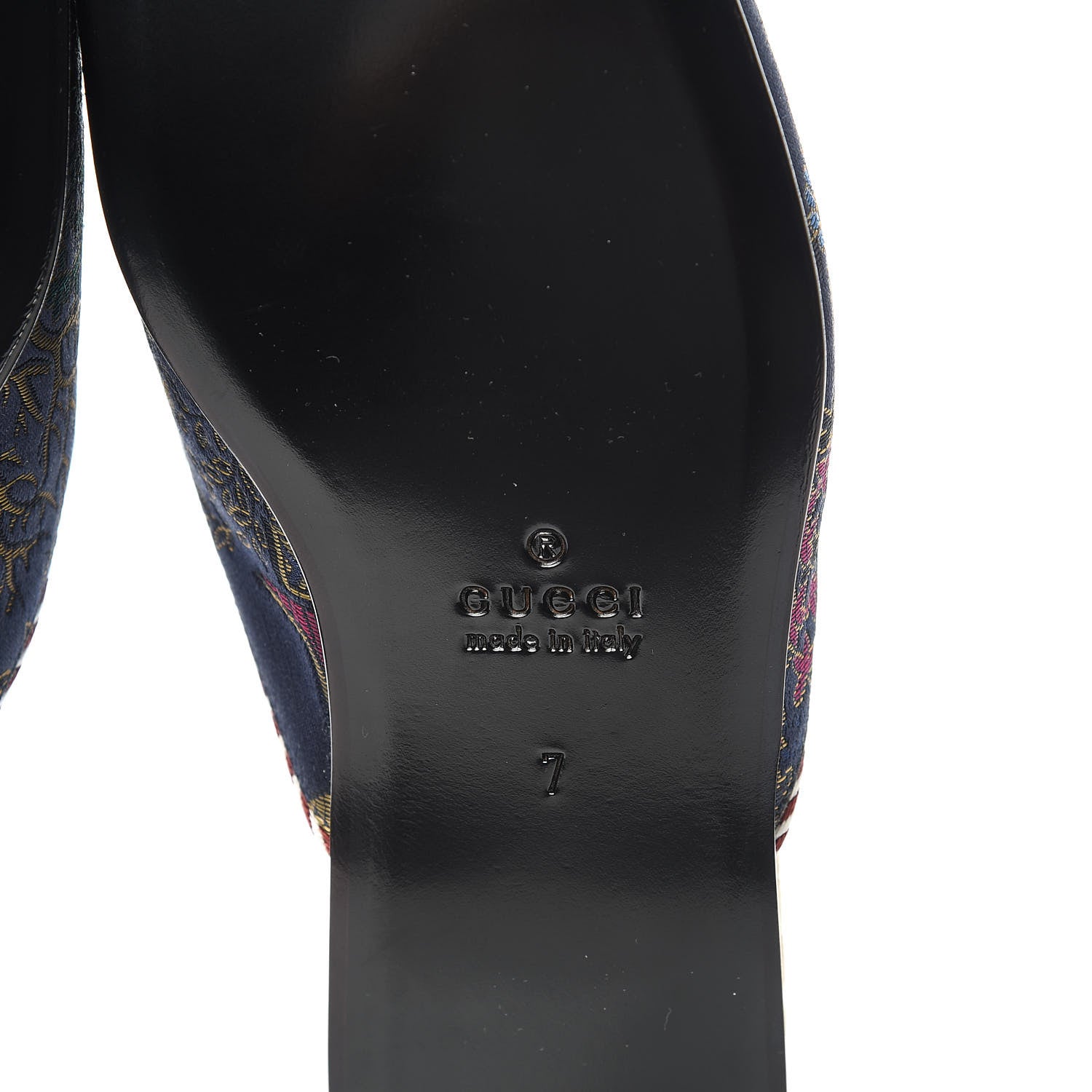 Gucci X DISNEY Jacquard Japanese Donald Duck Embellished Mens Slippers 7 Tide Multicolor Bordeaux 6 of 8