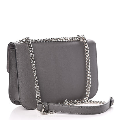 Alexander McQueen Calfskin Medium Insignia Flap Grey 3 of 10
