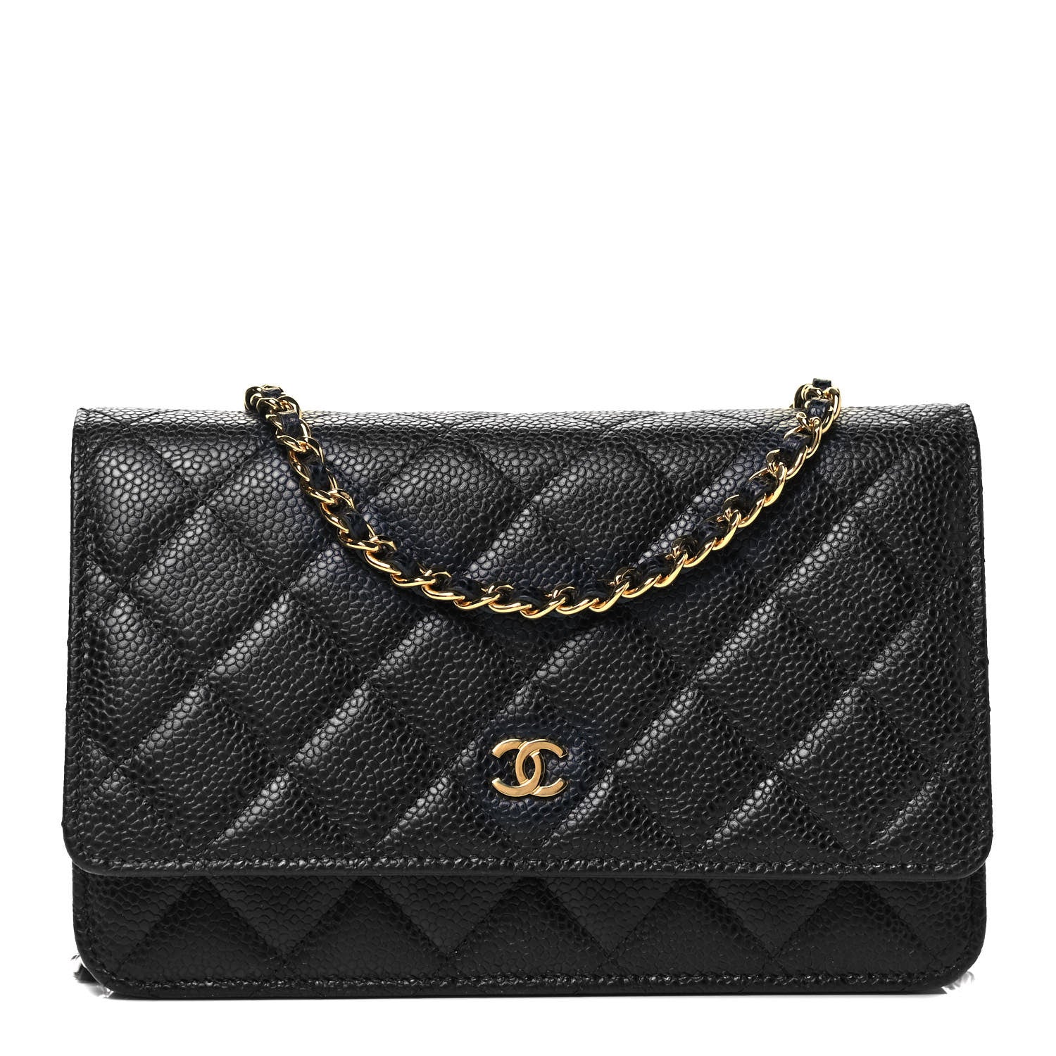 Chanel Caviar Quilted Wallet On Chain WOC Black 1 of 9