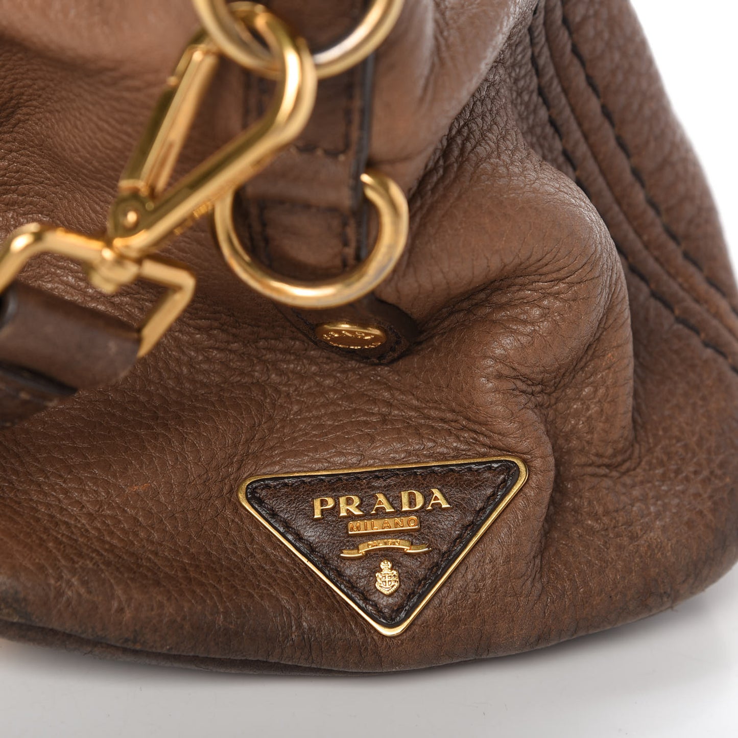 Cervo Antik Top Handle Tote Brown