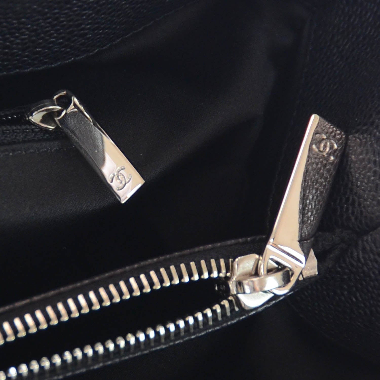 Chanel Caviar XL Grand Shopping Tote GST Black 6 of 10