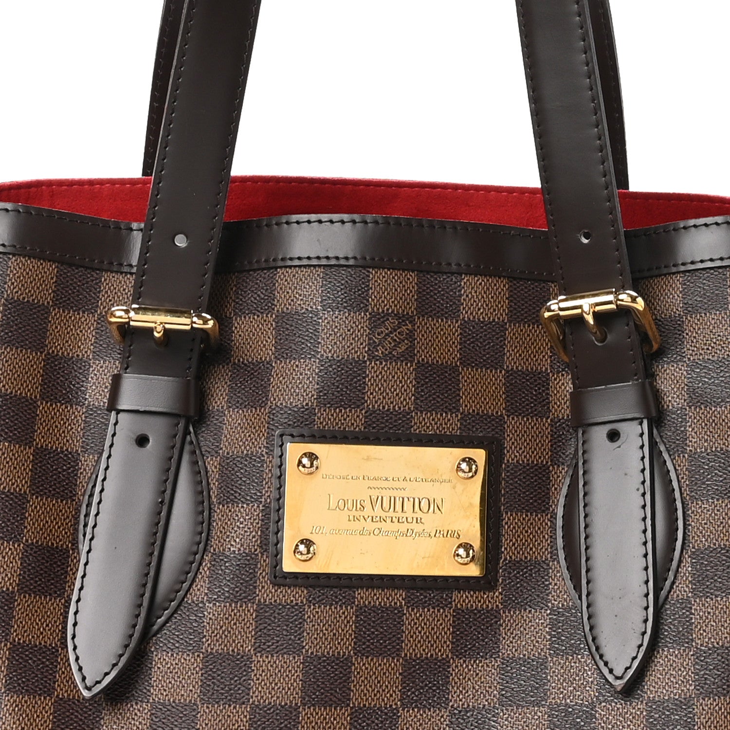 Louis Vuitton Damier Ebene Hampstead MM 7 of 9