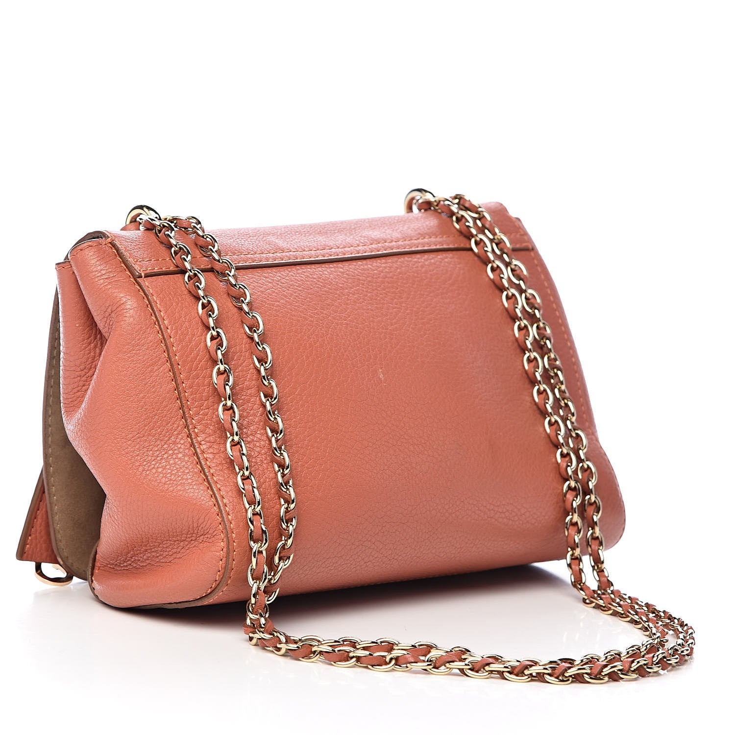 Mulberry Small Classic Grain Small Lily Flap Burnt Peach 3 of 13