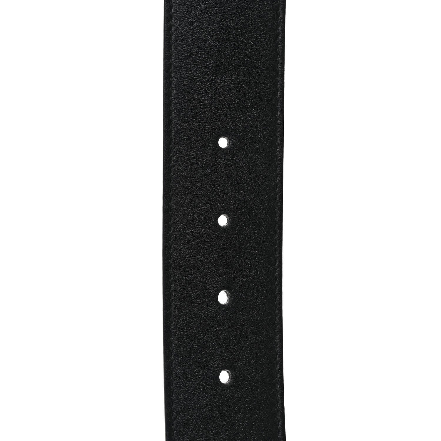 Gucci Moon Calfskin Nickel Double G 40mm Belt 90 36 Black 4 of 4