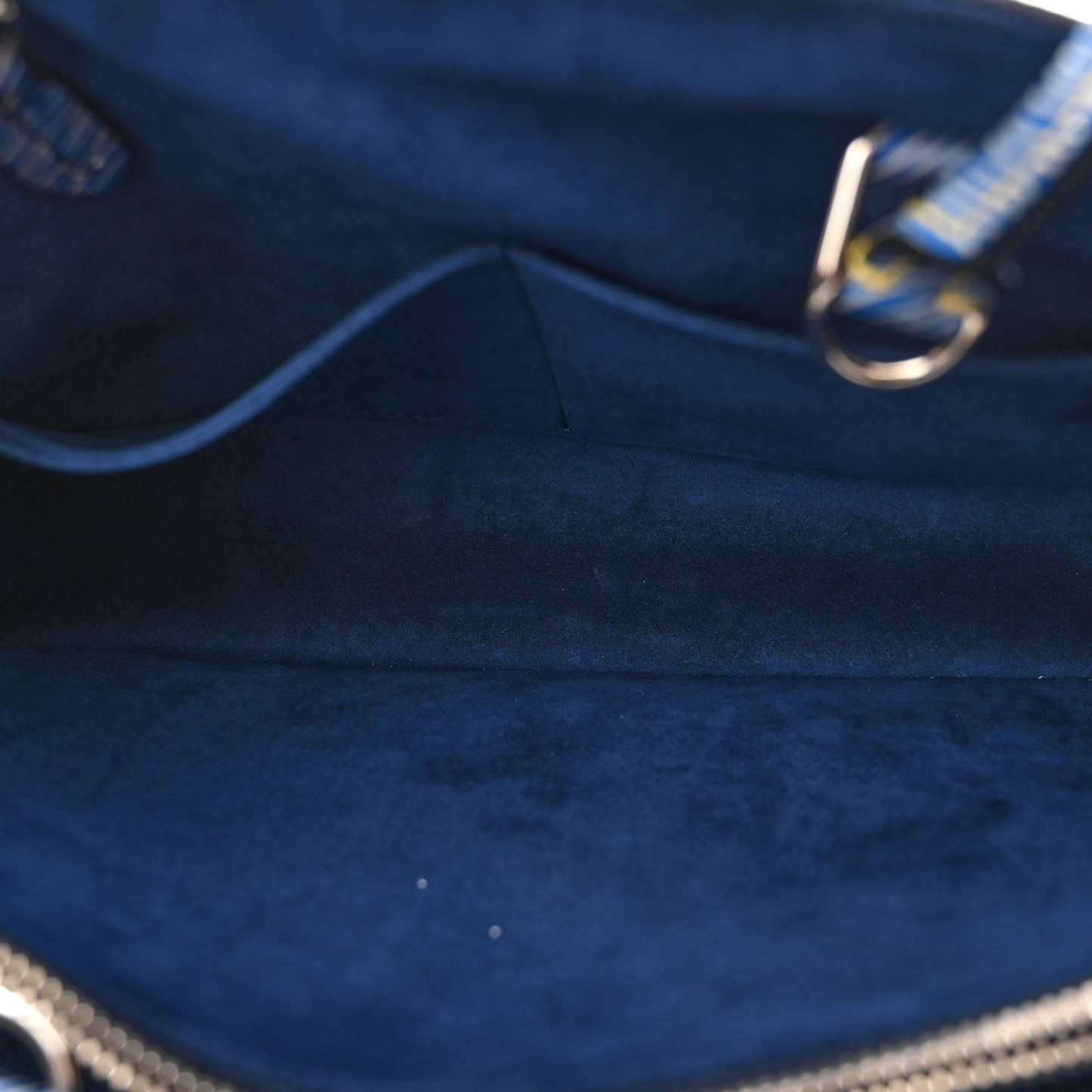 Epi Pins Twist Tote Denim Light