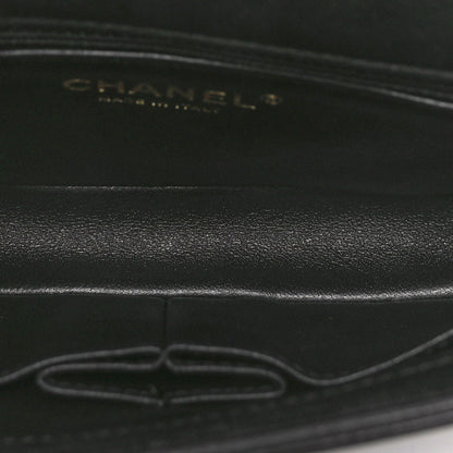 Chanel Lambskin Reversed Chevron Quilted Flap Black 5 of 10