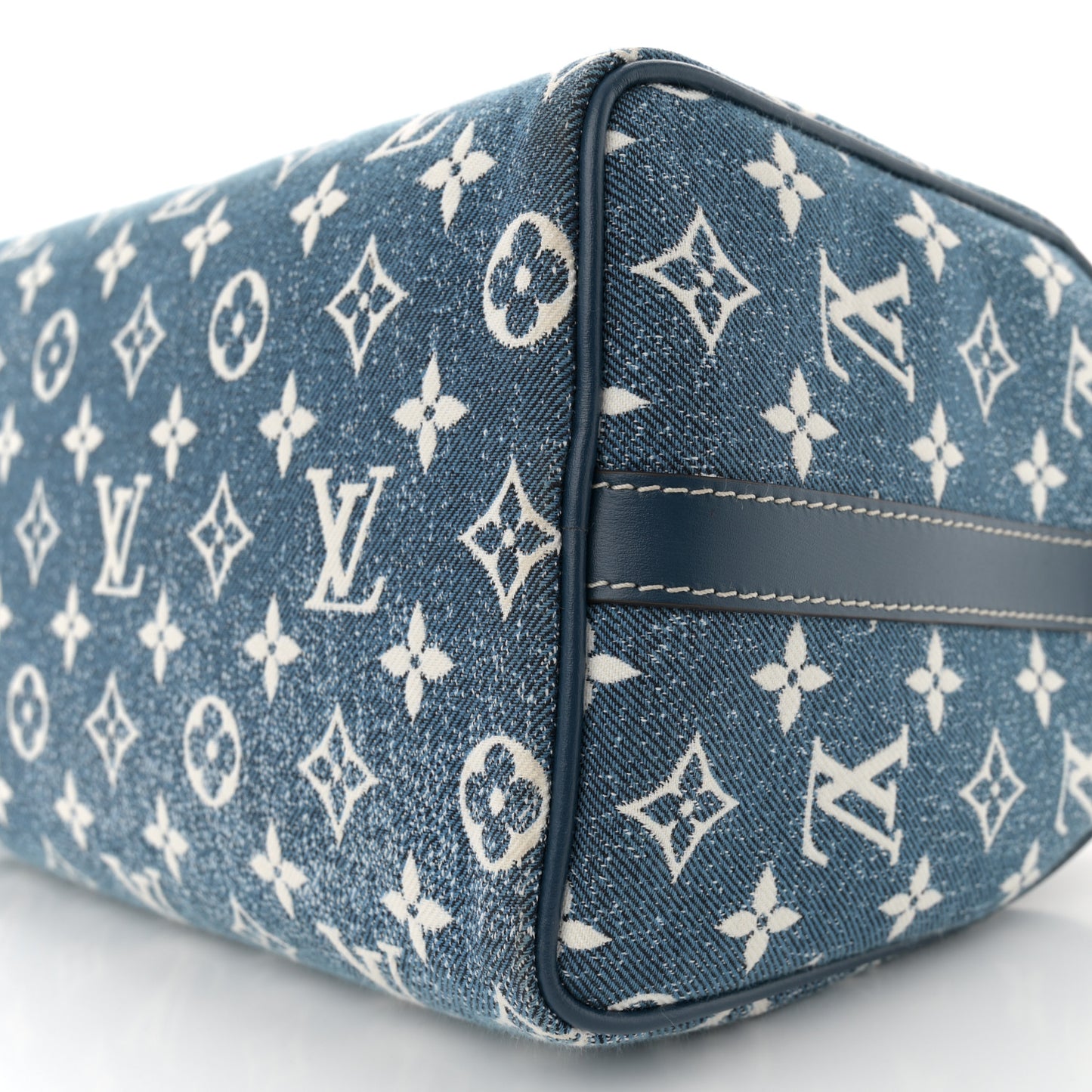 Monogram Jacquard Denim Speedy Bandouliere 25 Bleu