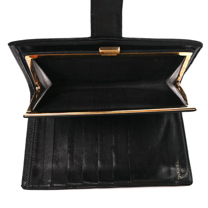 Chanel Caviar Timeless CC French Wallet Black 5 of 14