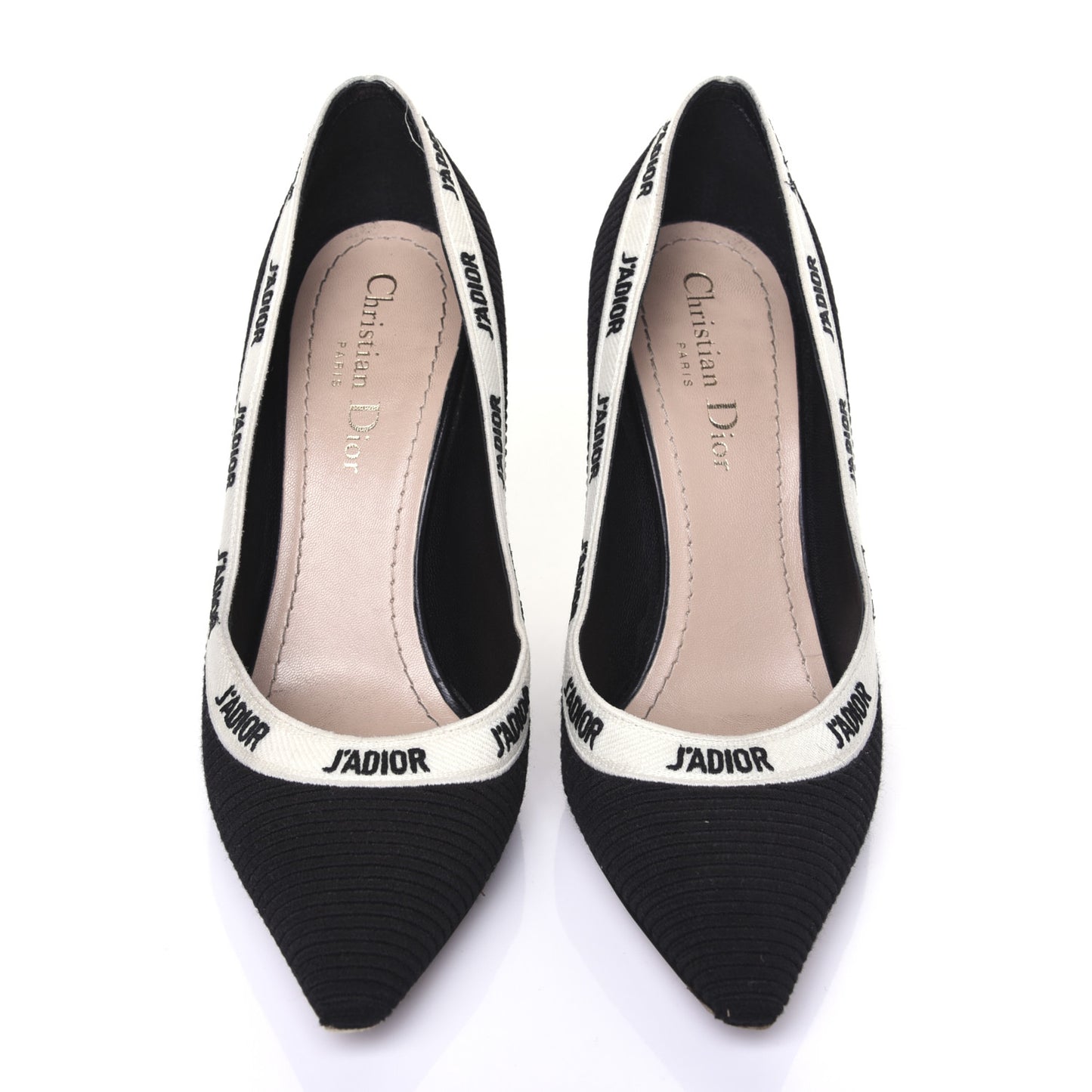 Fabric J'Adior Ribbon Pumps 37 Black