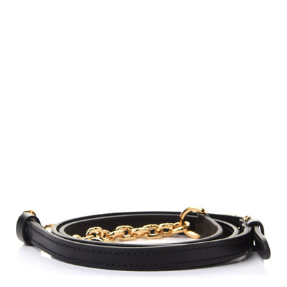 Louis Vuitton Calfskin 16mm Adjustable Shoulder Strap Black 3 of 5