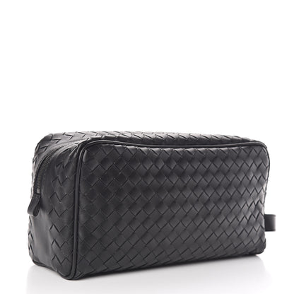 Bottega Veneta Nappa Intrecciato Beauty Bag Black 3 of 10