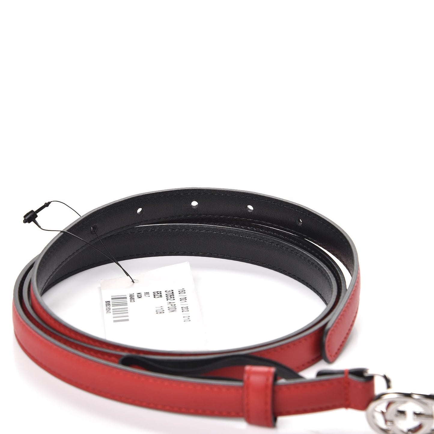 Moon Calfskin Nickel Interlocking G 20mm Belt 110 44 Tabacso