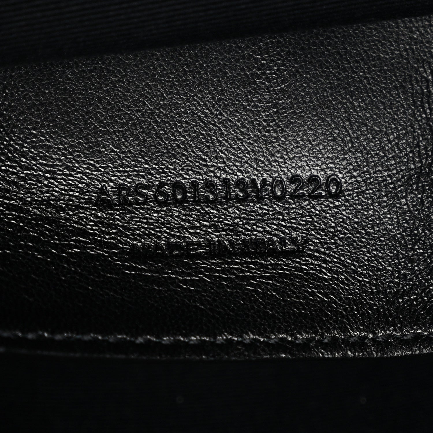 Saint Laurent Grain De Poudre West Hollywood Monogram Fold Over Clutch Black 7 of 7