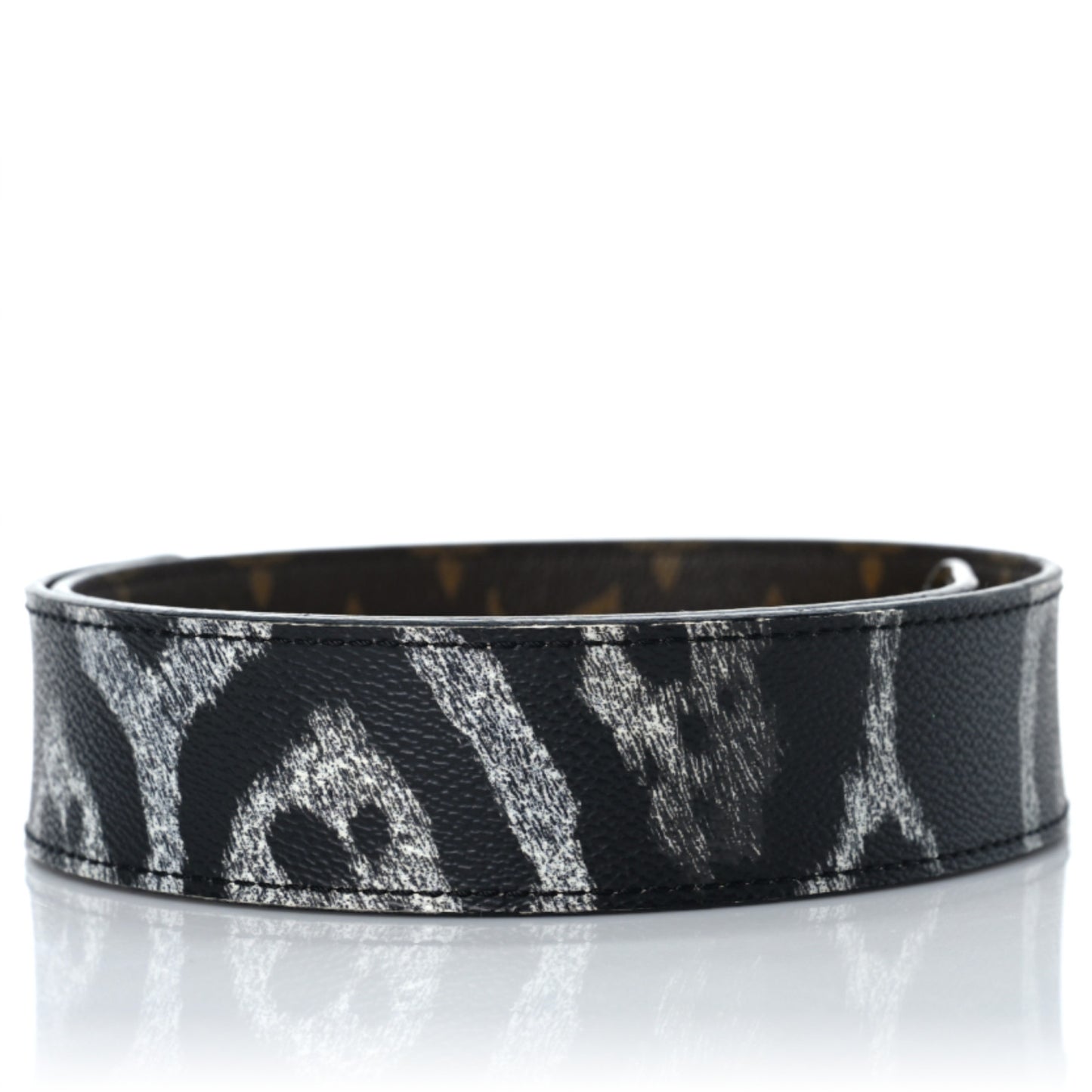 Monogram Animal Bandouliere Shoulder Strap Grey