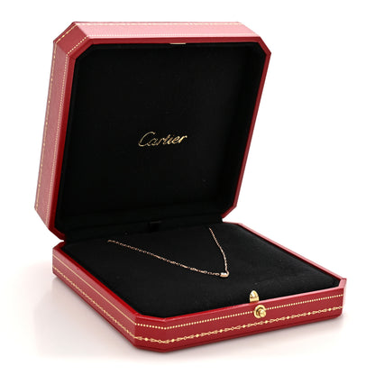 Cartier 18K Pink Gold Diamond SM D'Amour Pendant Necklace 6 of 6