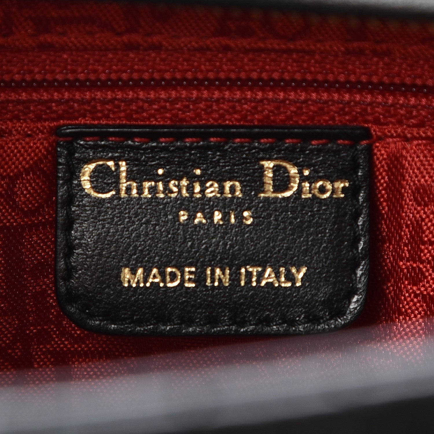 Christian Dior Lambskin Cannage Large Lady Dior Black 8 of 8