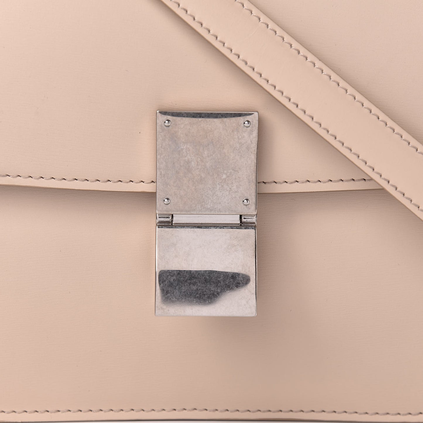 Box Calfskin Medium Classic Box Flap Bag Ballerina
