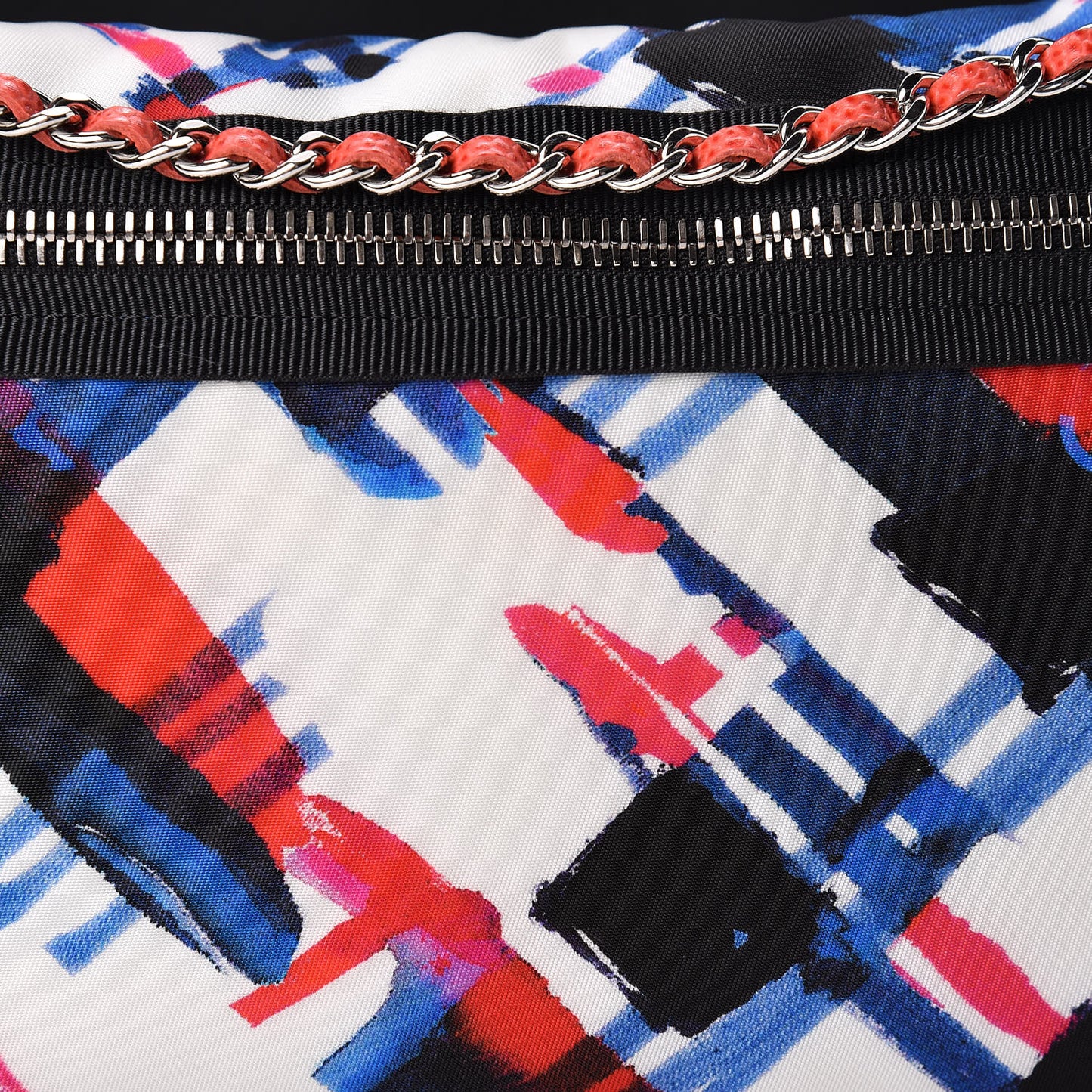 Canvas Printed Airline Crossbody Bag Multicolor