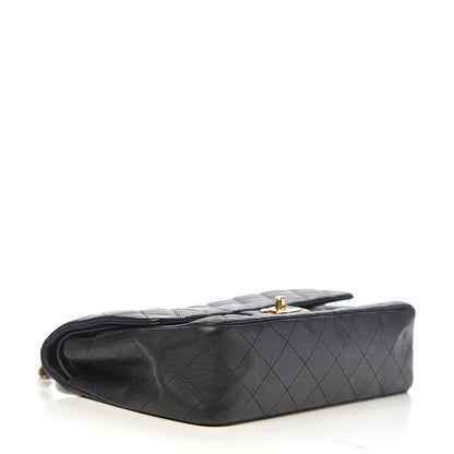 Chanel Lambskin Quilted Medium Double Flap Black 3 of 17