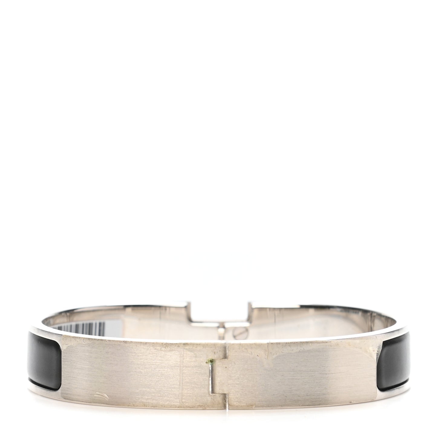 Matte Enamel Narrow Clic Clac HH Bracelet GM Black