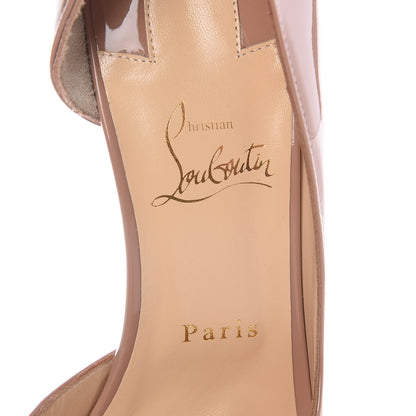 Christian Louboutin Patent Iriza 100 Pumps 40 Nude 6 of 9