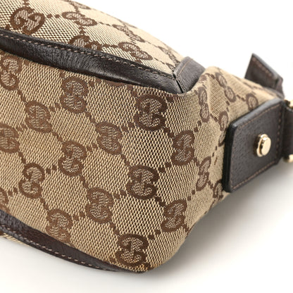 Gucci Monogram D Ring Abbey Pochette Brown 9 of 11