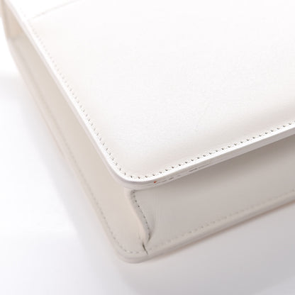 Christian Dior Calfskin 30 Montaigne Flap Bag White 12 of 15