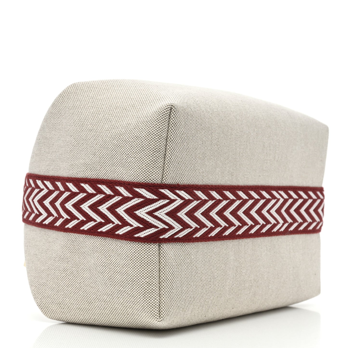 Canvas Large Bride-A-Brac Pouch Natural Rouge H