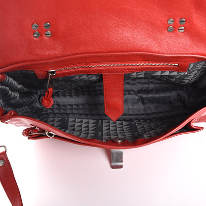 Proenza Schouler Lambskin Medium PS1 Satchel Red 5 of 8