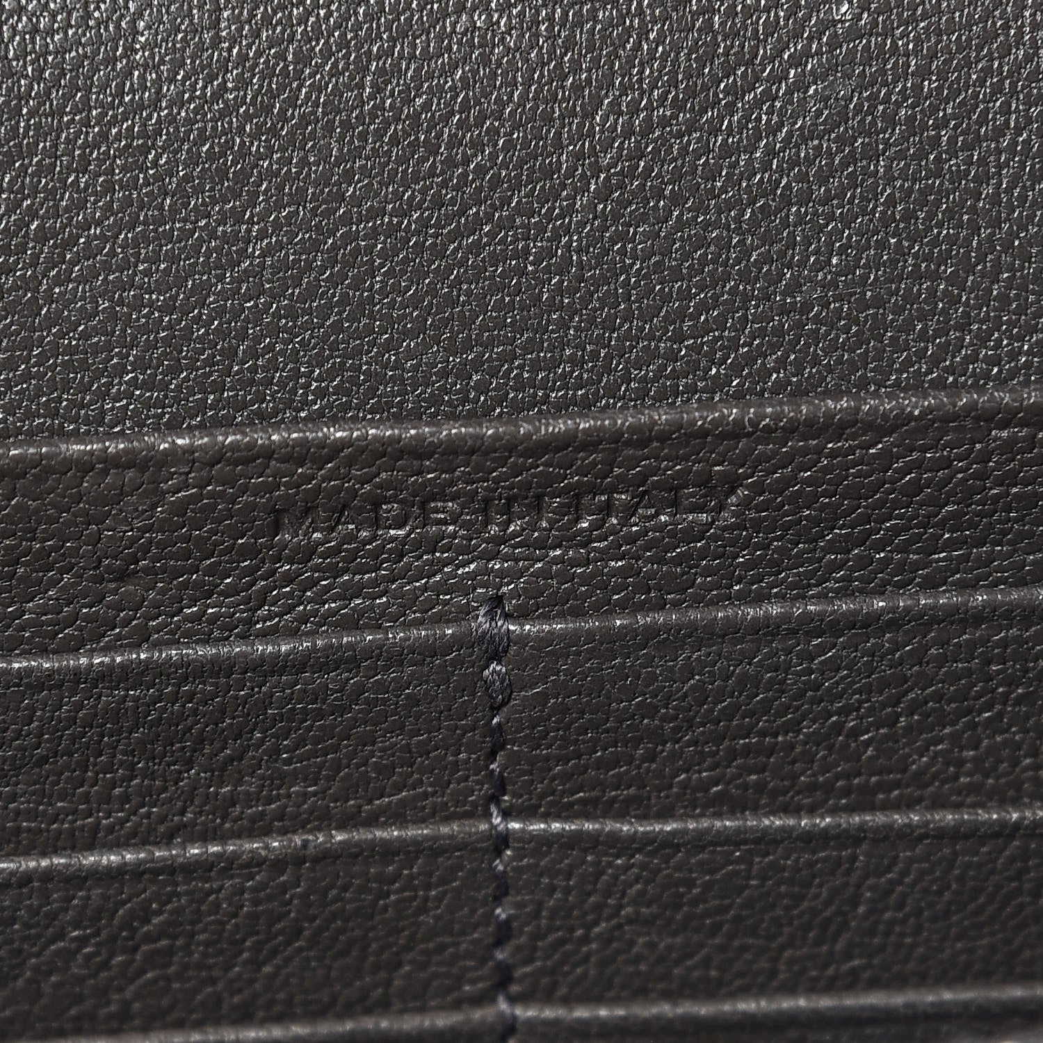 Saint Laurent Sheepskin Tri-Quilt Monogram Envelope Chain Wallet Earth 7 of 13