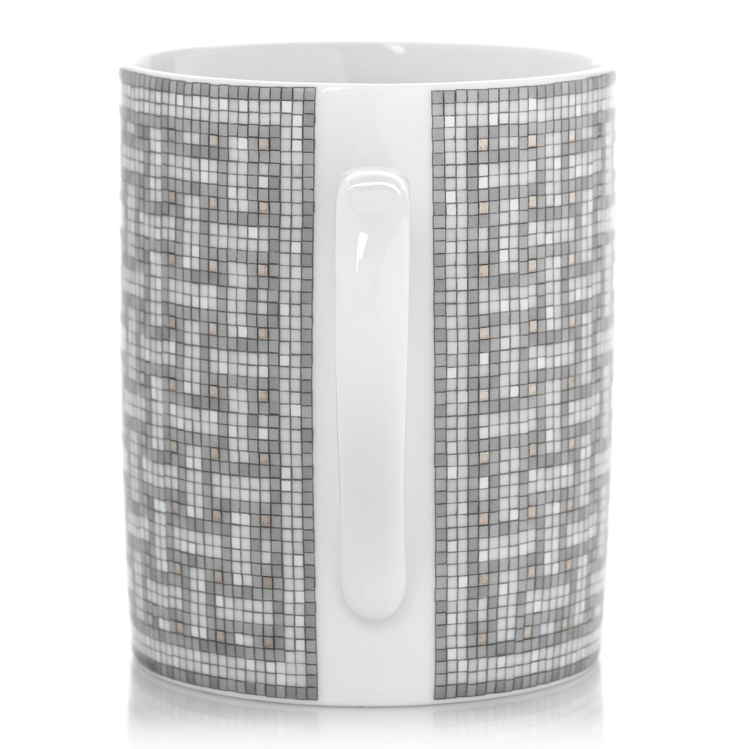 Hermes Porcelain Mosaique au 24 Mug Platinum 4 of 8