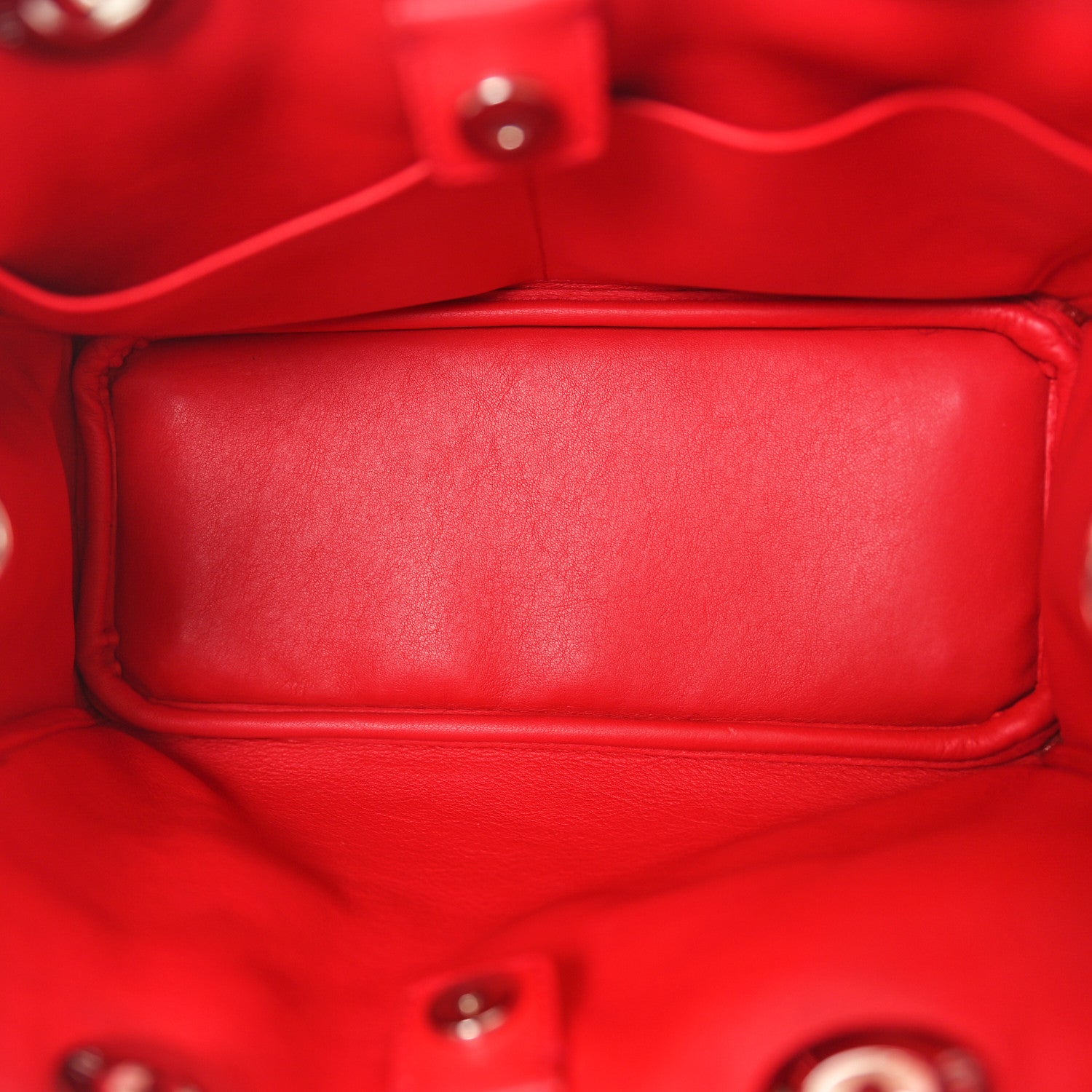 Christian Dior Bullcalf Small Diorissimo Tote Coquelicot 5 of 10
