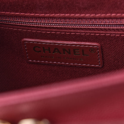 Chanel Caviar Quilted Medium Business Affinity Flap Burgundy 6 of 10