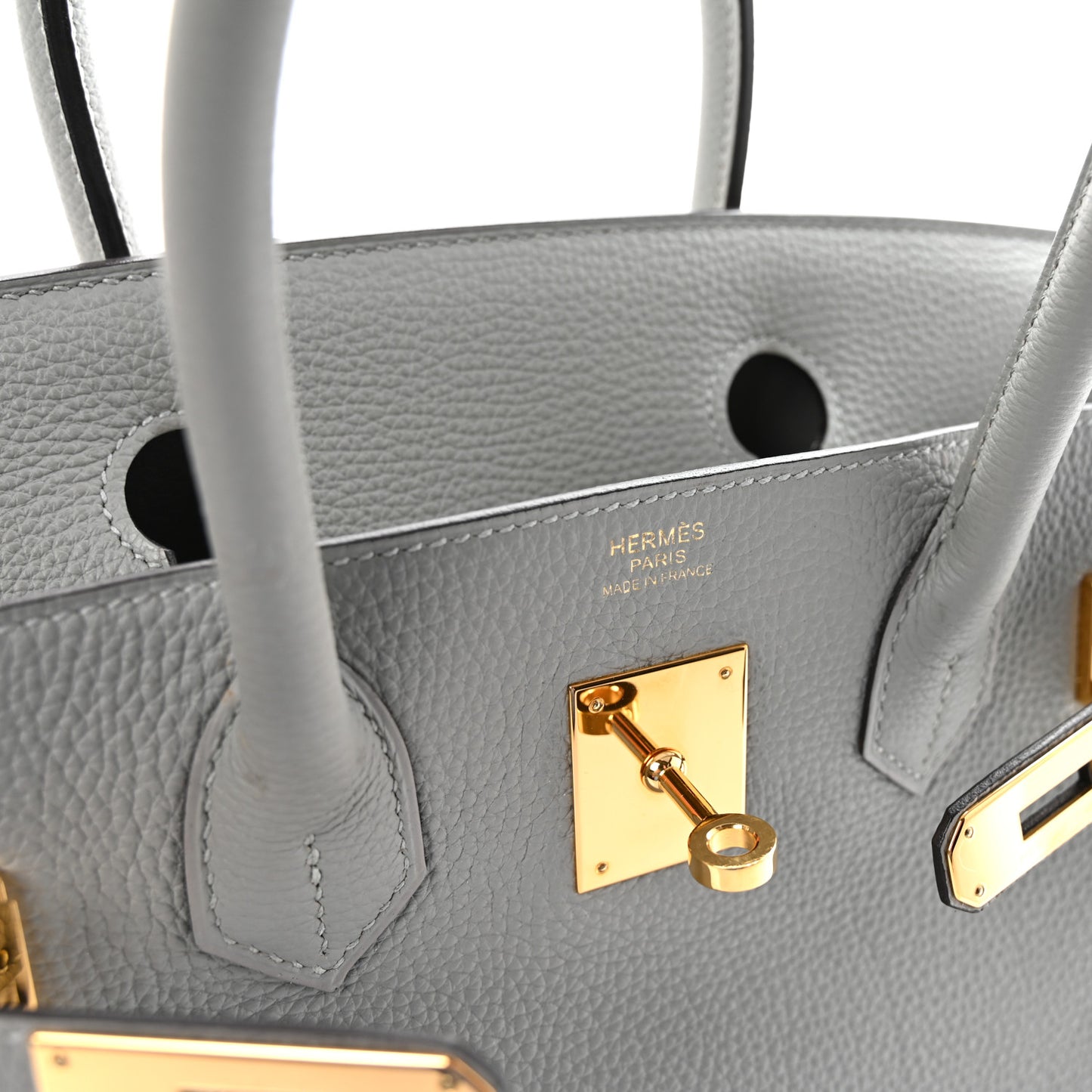 Togo Birkin 30 Gris Mouette